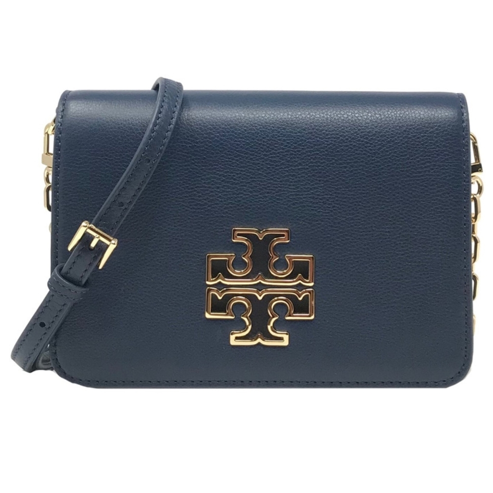NWT Tory Burch Britten Leather Combo Crossbody